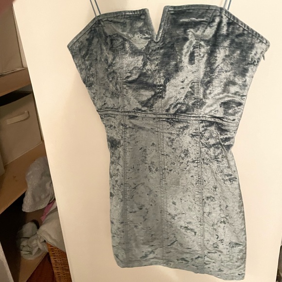 free people velvet mini dress - Picture 5 of 7